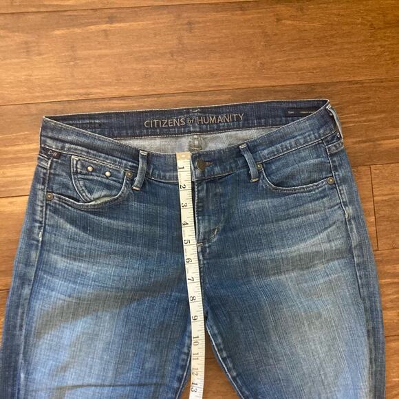 Citizens of Humanity Dani Straight Faded Medium-wash Cropped Jean-size 29 - Picture 10 of 14